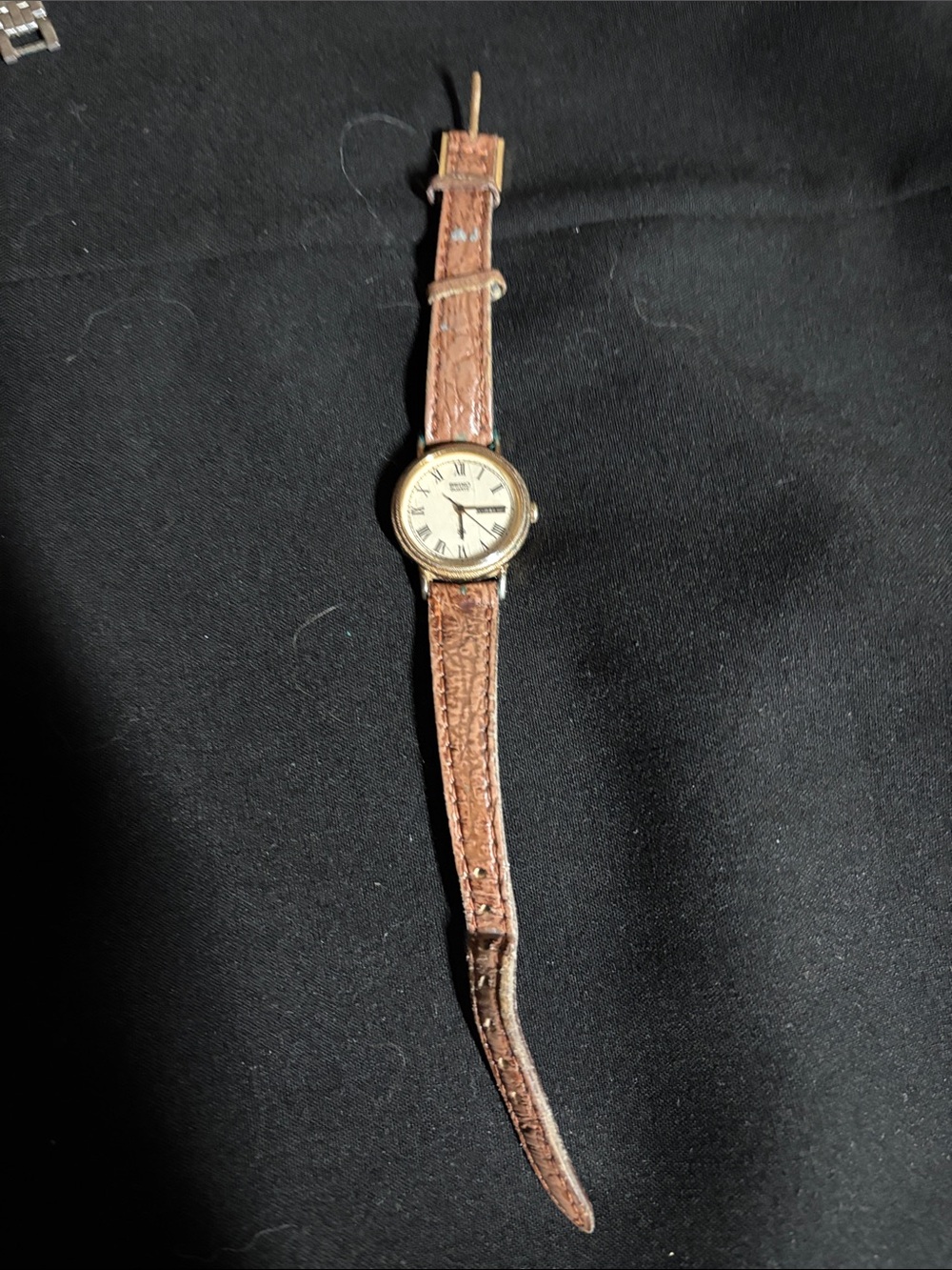 Seiko Leather Dress Watch -Vintage